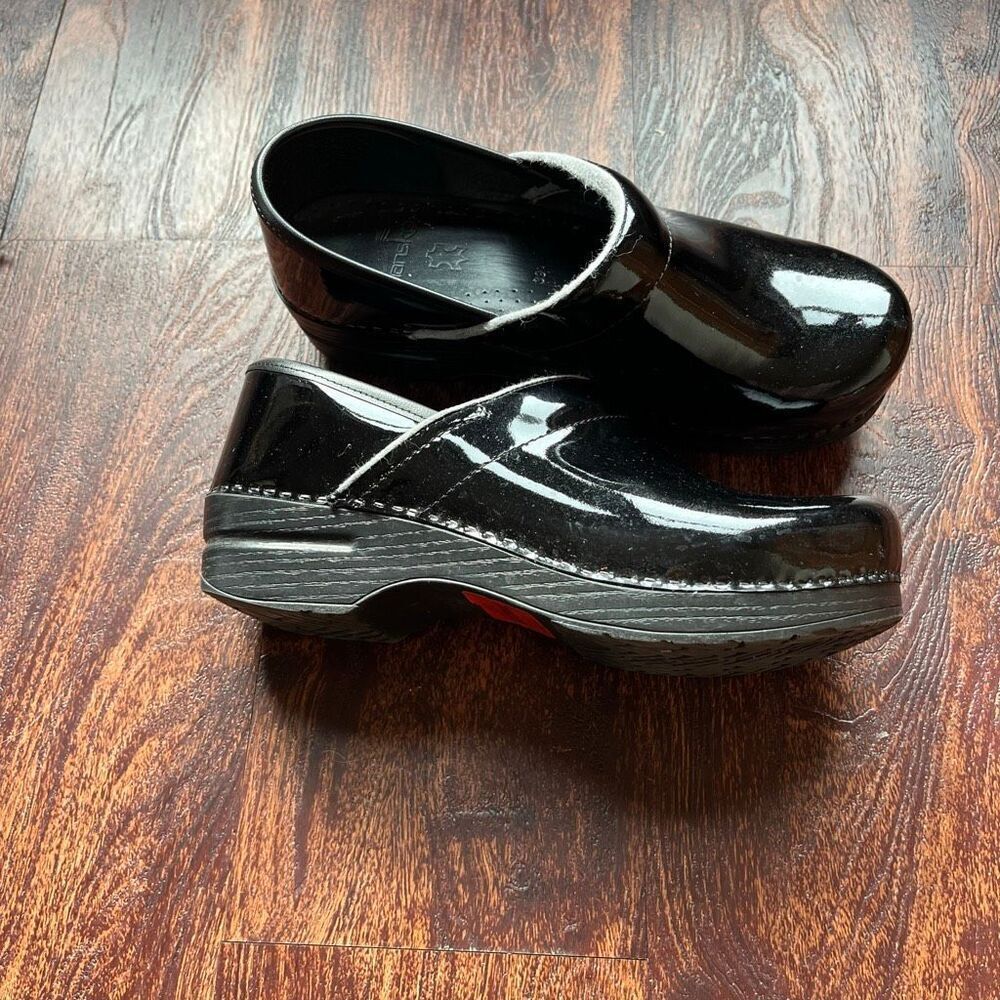 Dansko Black professional Clogs Size 39 Size 8.5 Womens work clogs nurse clogs - Picture 11 of 11